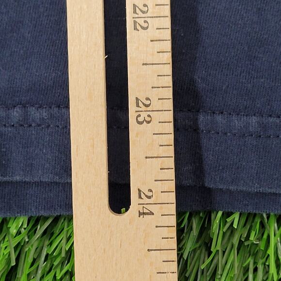 NIKE Center-Swoosh Slogan Shirt Teens Large 17x24 Navy-Blue - Picture 12 of 12